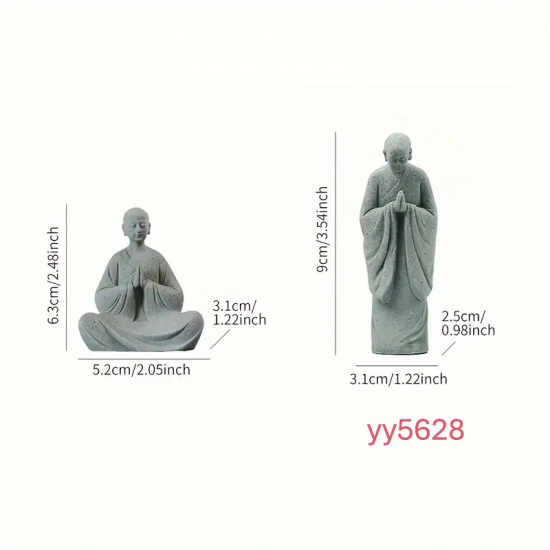 YY5628 Ayakta Duran Rahip Biblo Silikon Kalıp – Ruhani ve Şık Dekoratif Hediye!